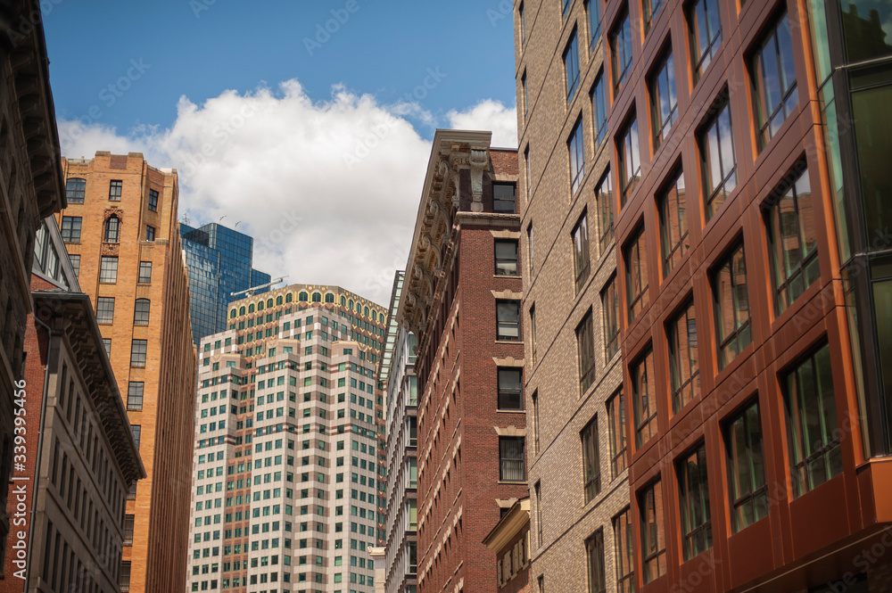 Old buildings in Boston, USA