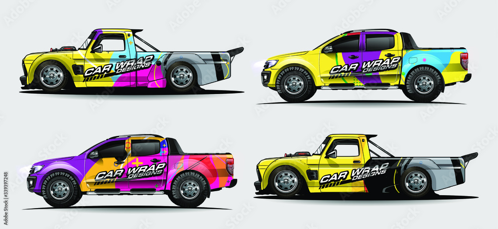 set of vehicle graphic kit vector. Modern abstract background for car wrap branding and automobile sticker decals livery
set of vehicle graphic kit vector. Modern abstract background for car wrap branding and automobile sticker decals livery