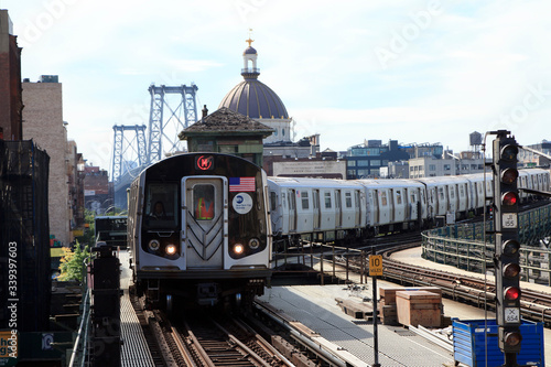 New York Subway: M Line: New York, NY, U.S.A. 