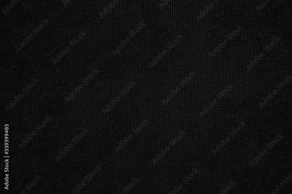 Black fabric texture as background Black fabric texture as background