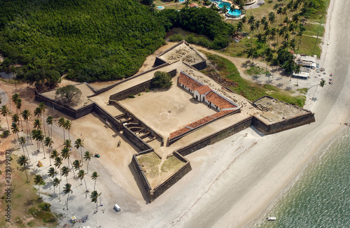 Forte Orange, island of Itamaraca, near Recife, Pernambuco, Brazil on September 18, 2002. It was built in 1631, by the Dutch to disembark and embark ships photo