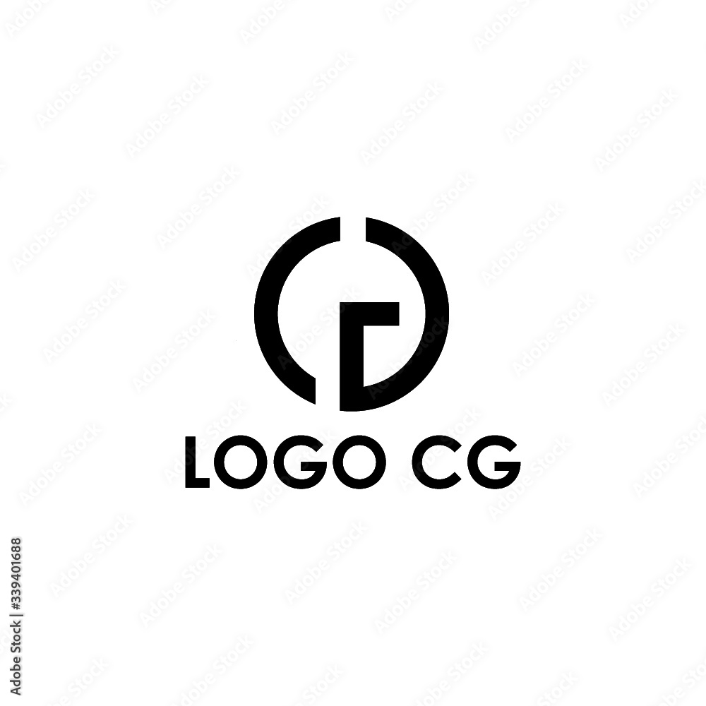 CG LETTER LOGO CIRCLE CG LETTER LOGO CIRCLE