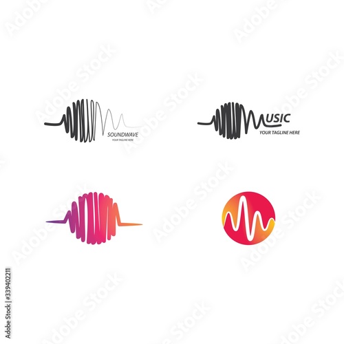 sound wave music logo