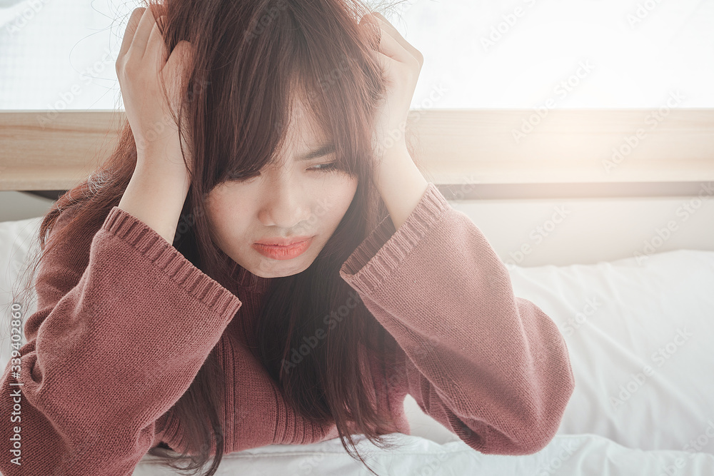 Stressful and depressed women.Stressed, sad and tired woman at home. Stressful and depressed women.Stressed, sad and tired woman at home.