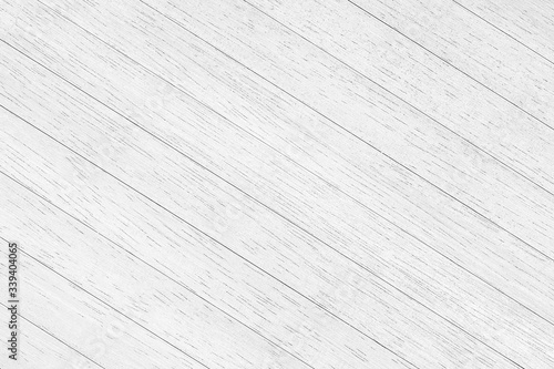 White wood or white wooden wall diagonal texture for background