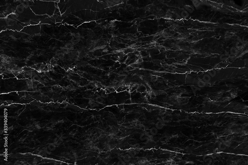 Black marble natural pattern for background, abstract natural marble black and white