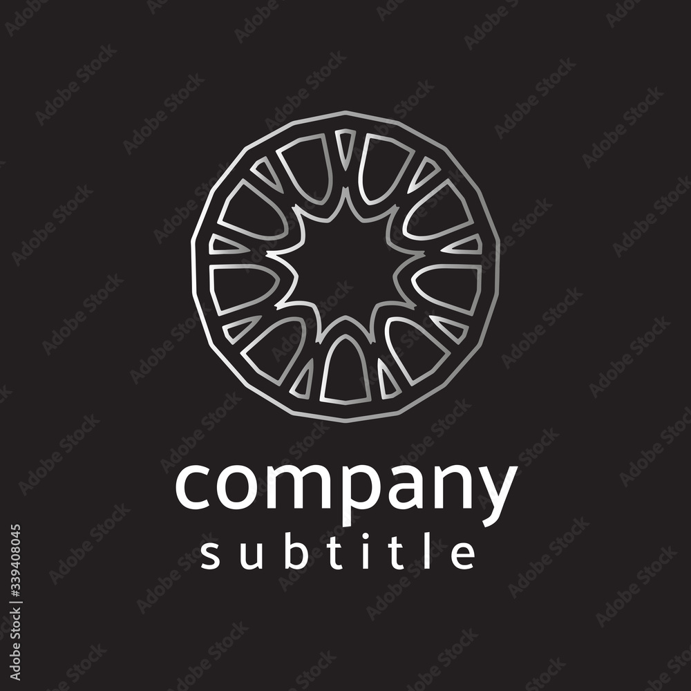 logo ornament gold logo ornament gold