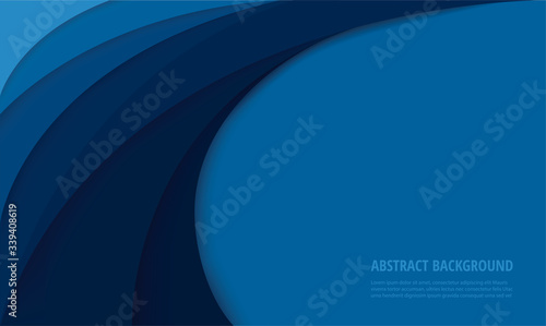 blue curve background vector illustration EPS10