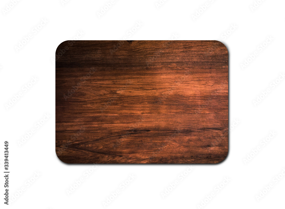 Wooden cutting board texture isolated on white background with clipping path for design Wooden cutting board texture isolated on white background with clipping path for design