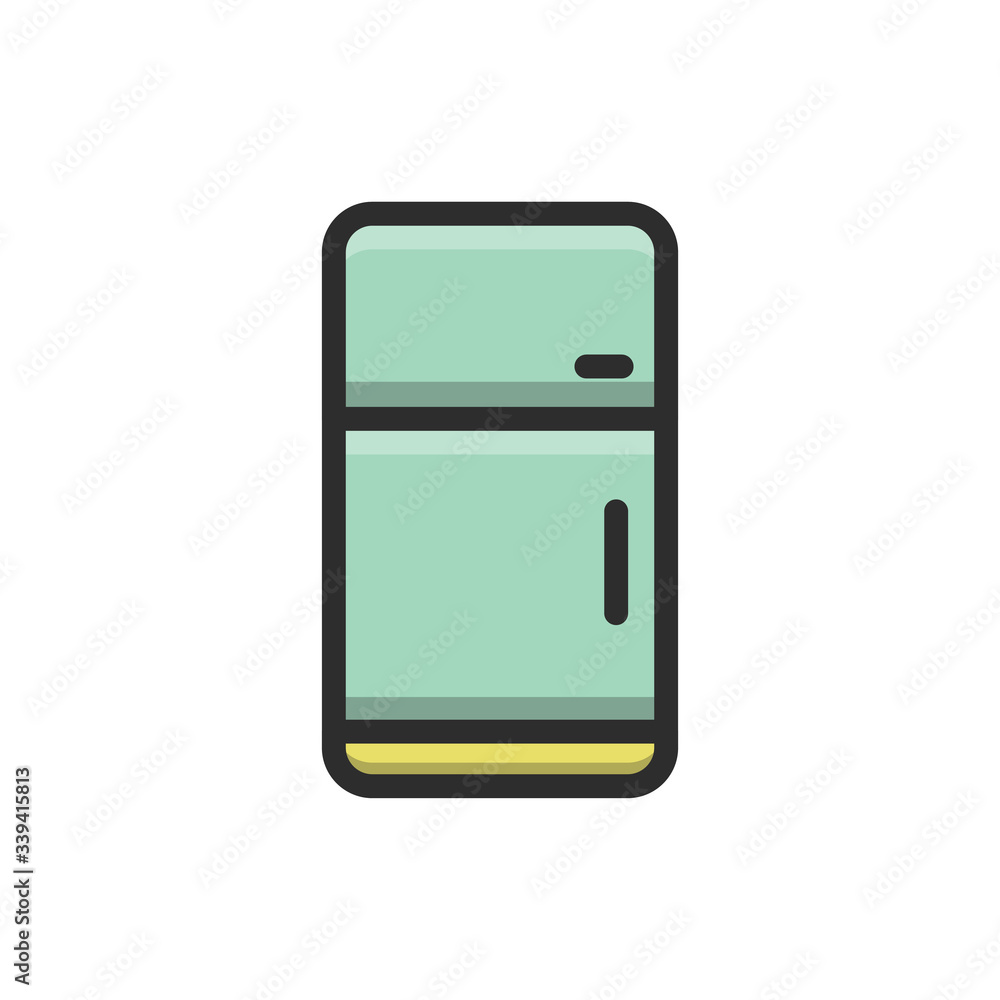 Fridge Vector Icon Fridge Vector Icon