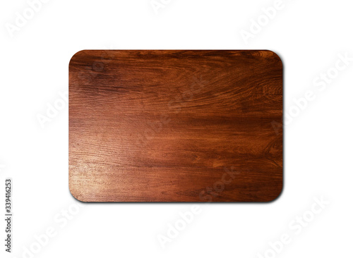 Handmade wood board texture isolated on white background with clipping path for design