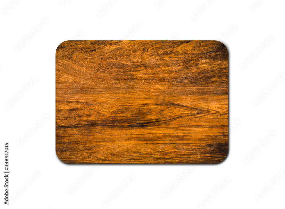 Closeup of pine wooden board isolated on white background with copy space and clipping path for design Closeup of pine wooden board isolated on white background with copy space and clipping path for design