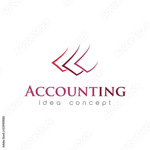 Creative Accounting Concept Logo Design Template