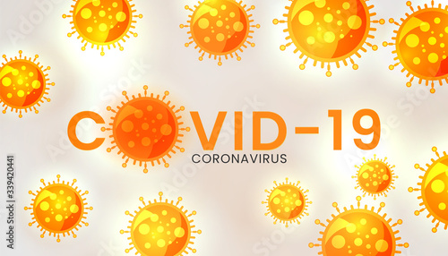 Virus infection or bacteria concept background