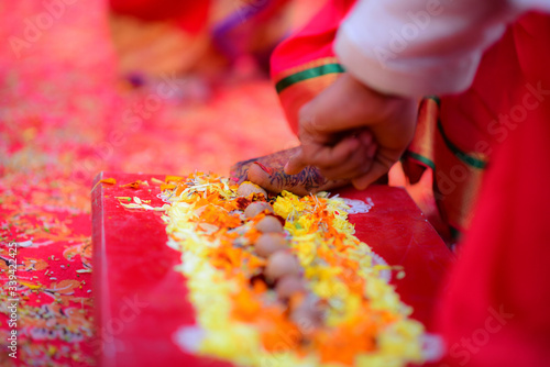 Indian Wedding Saptapadi vidhi photo