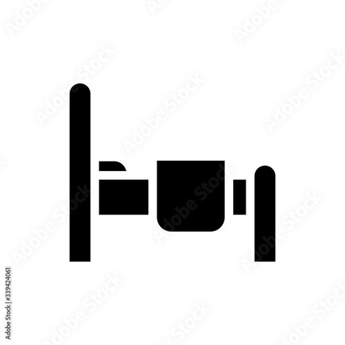 Single Bed Vector Icon