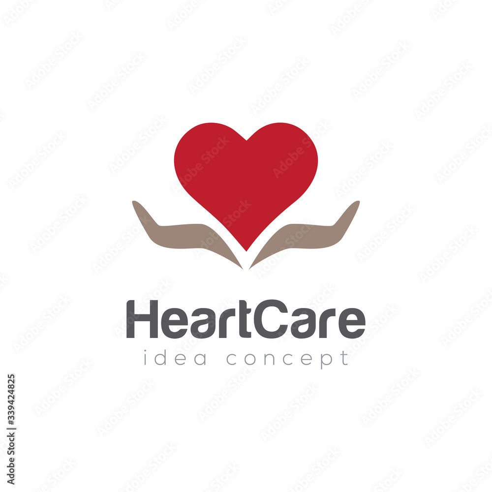 Creative Care Concept Logo Design Template Creative Care Concept Logo Design Template