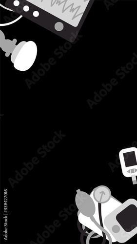 Layout for stories on medical theme