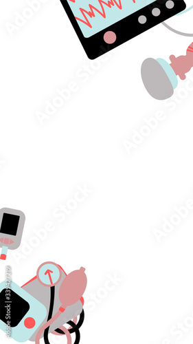 Layout for stories on medical theme