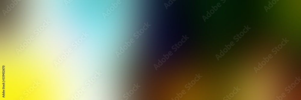 Obraz premium abstract blurredred background web header with very dark green, pastel blue and pale golden rod colors