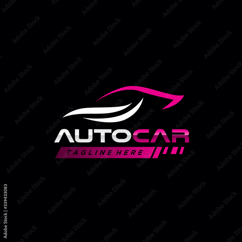 modern simple car logo. icon template, design illustration modern simple car logo. icon template, design illustration