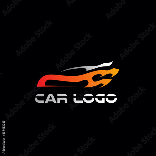 modern simple car logo. icon template, design illustration