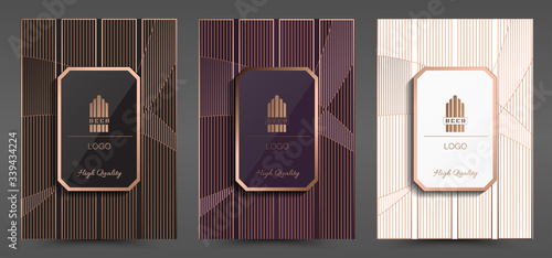 Deco Luxury Premium menu design,Product cover Package, Bag,Financial Annual report for Business brochure layout design template, Flyer Design or Leaflet advertising,  A4 size illustrator 