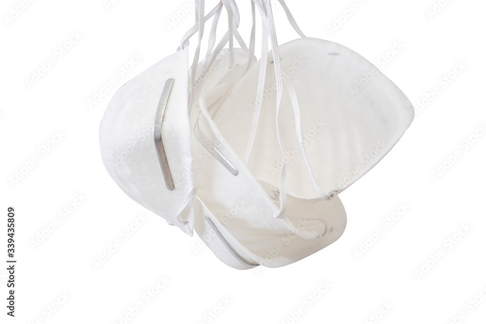 Face mask or Dust mask isolated on white background. Face mask or Dust mask isolated on white background.