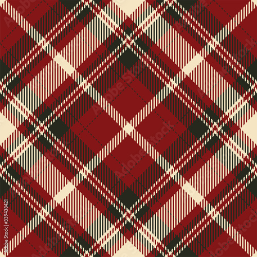 Tartan scotland seamless plaid pattern vector. Retro background fabric. Vintage check color square geometric texture.