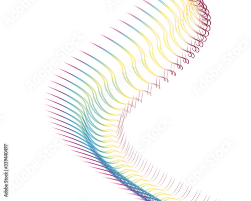 Abstract background blend wave line design for Wallpaper, Banner, Background, Card, Book Illustration, landing page