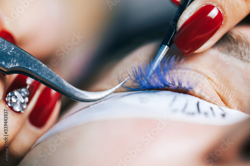 Professional eyelash extensions, business at home, complex eyelash extensions.