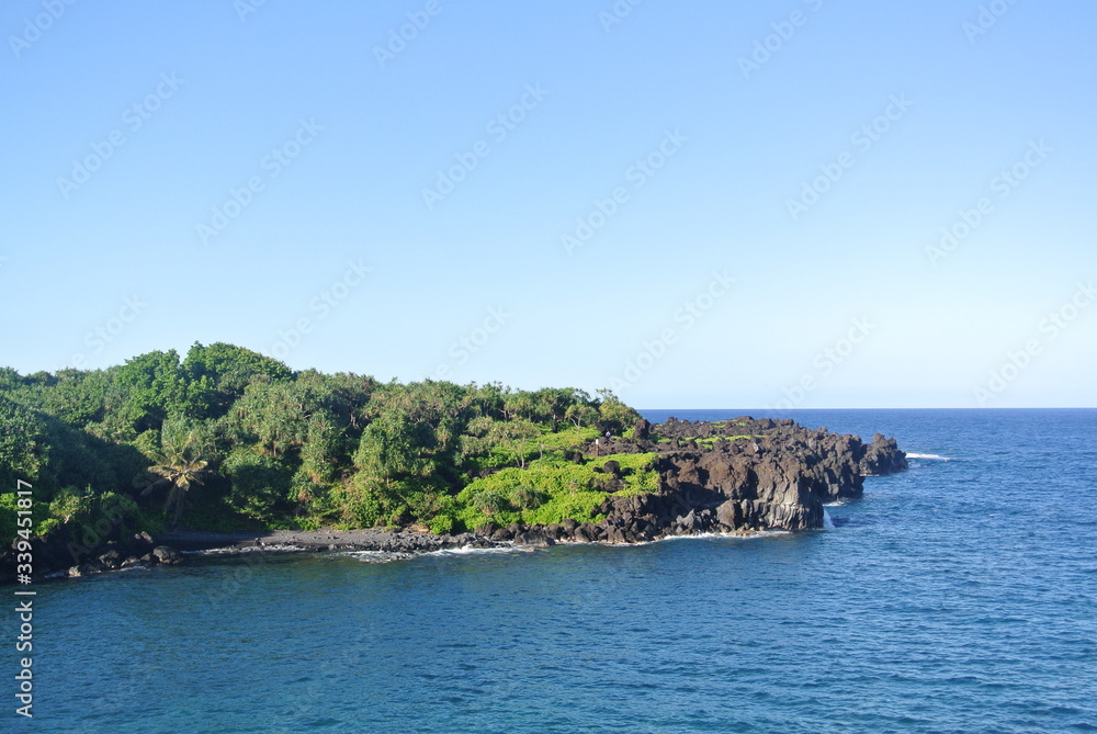 the coast of the Hawaii island