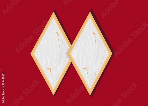 Kaju katli indian Sweets Vector