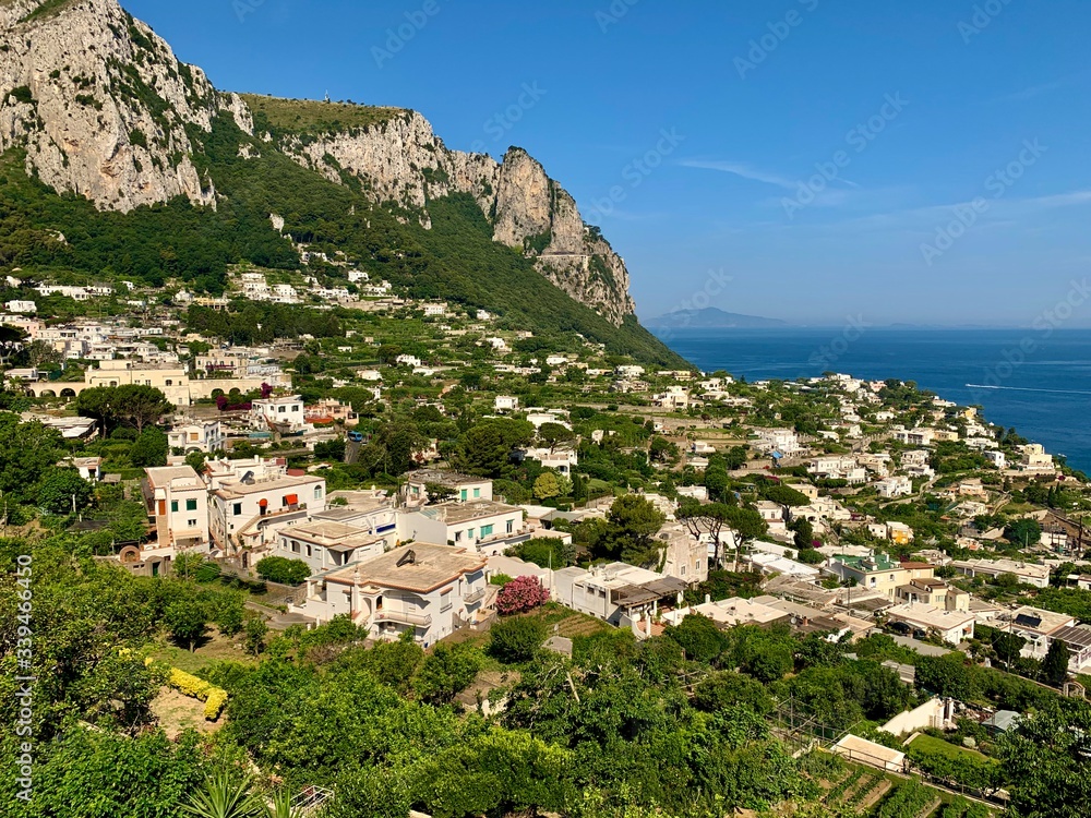 Fototapeta premium A view of Capri