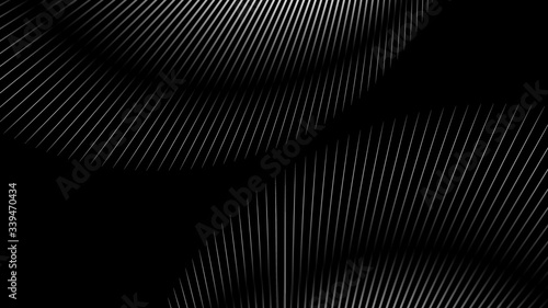 Grey line on black. Minimal design. Cover design template, business flyer layout, wallpaper