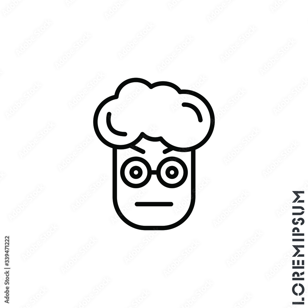 Confused Thinking Emoticon boy, man Icon Vector Illustration. Outline Style. Whatever Face Emoticon Icon Vector Illustration. Outline Style. Angry icon vector Confused Thinking Emoticon boy, man Icon Vector Illustration. Outline Style. Whatever Face Emoticon Icon Vector Illustration. Outline Style. Angry icon vector
