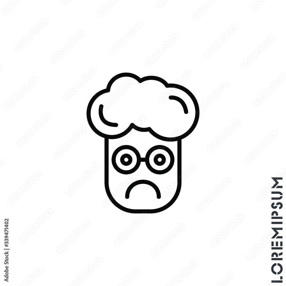 Sad boy, man icon vector, emoticon symbol. Modern symbol for web and mobile apps. Very Sad Emoticon Icon Vector Illustration. Outline Style. Sad boy, man icon vector, emoticon symbol. Modern symbol for web and mobile apps. Very Sad Emoticon Icon Vector Illustration. Outline Style.