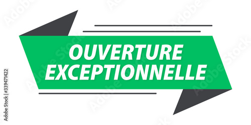 ouverture exceptionnelle bannière