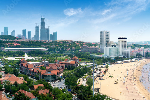 German-style historical buildings in Qingdao, China.