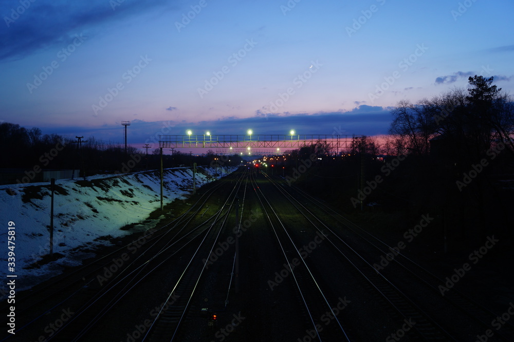 Fototapeta premium Railway
