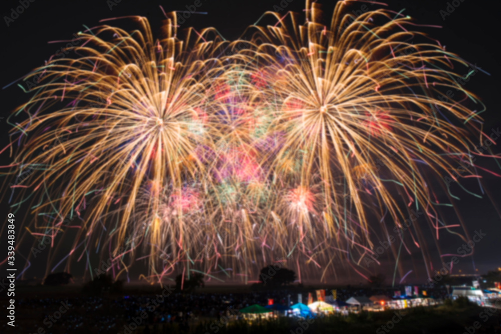 夏のコンセプトの花火大会 文字を入れやすいように背景をボカした花火の素材 Stock Photo Adobe Stock 夏のコンセプトの花火大会 文字を入れやすいように背景をボカした花火の素材 Stock Photo Adobe Stock