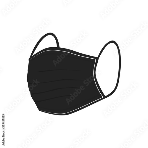 Face mask. Surgical mask. Procedure mask. For doctors, nurses and people. Health care and personal hygiene product. Safe like coronavirus. Vector design.