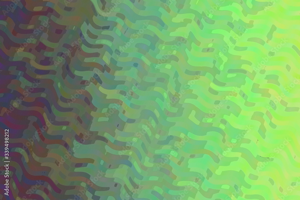 Green and purple waves posterization abstract paint background. Green and purple waves posterization abstract paint background.