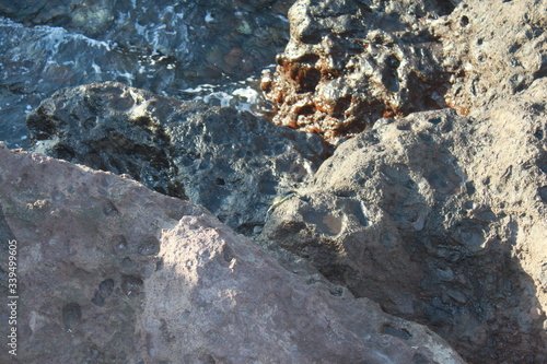 sand and rocks
