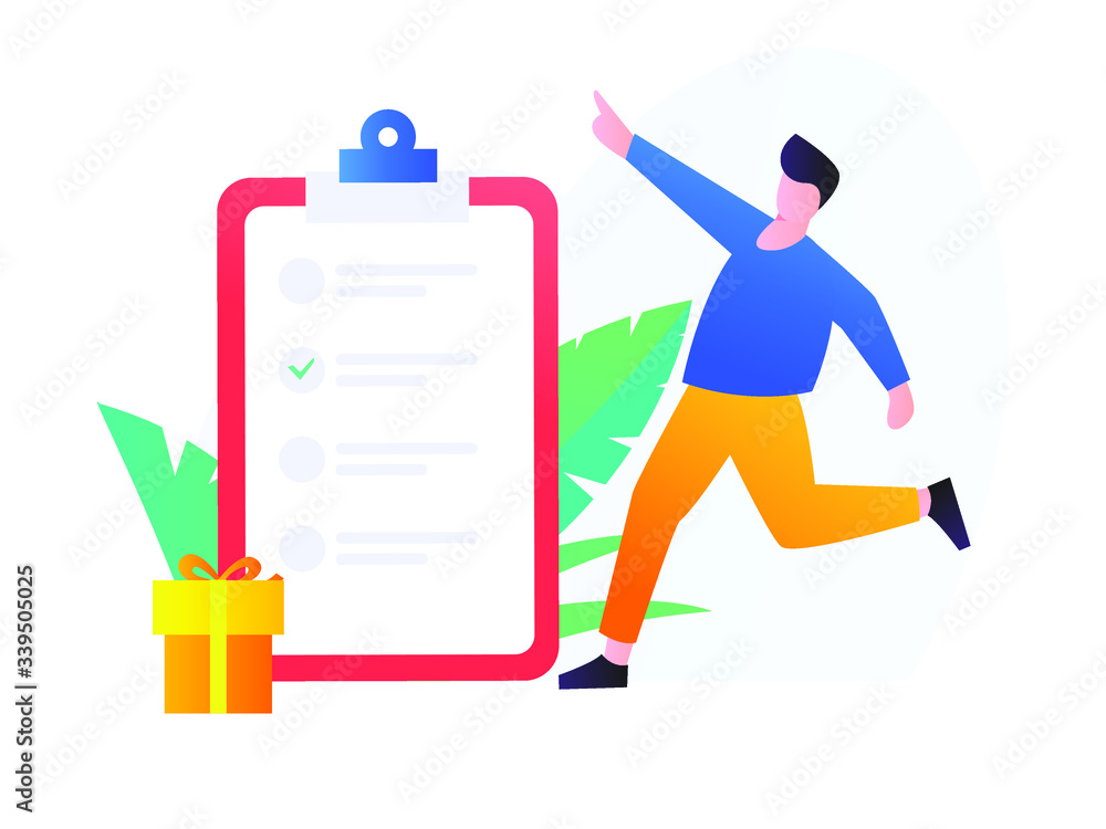 vector illustration of a clipboard vector illustration of a clipboard