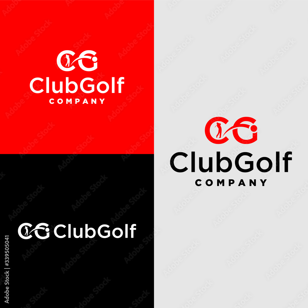 Fototapeta premium c and g logo clubgolf
