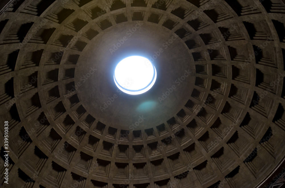 Ceiling of the roman pantheon