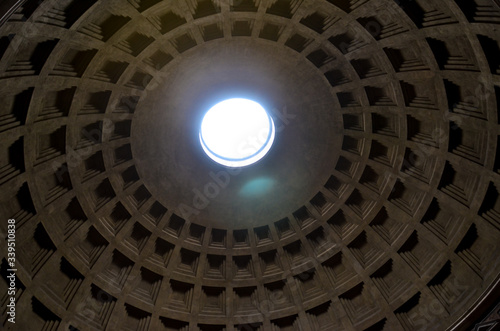 Ceiling of the roman pantheon
