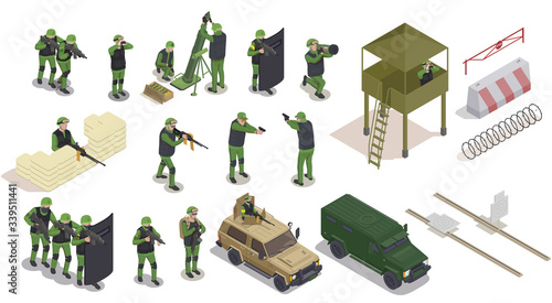 Military Elements Icon Set photo