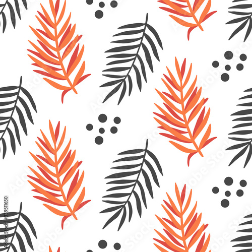 Floral summer beautiful seamless pattern